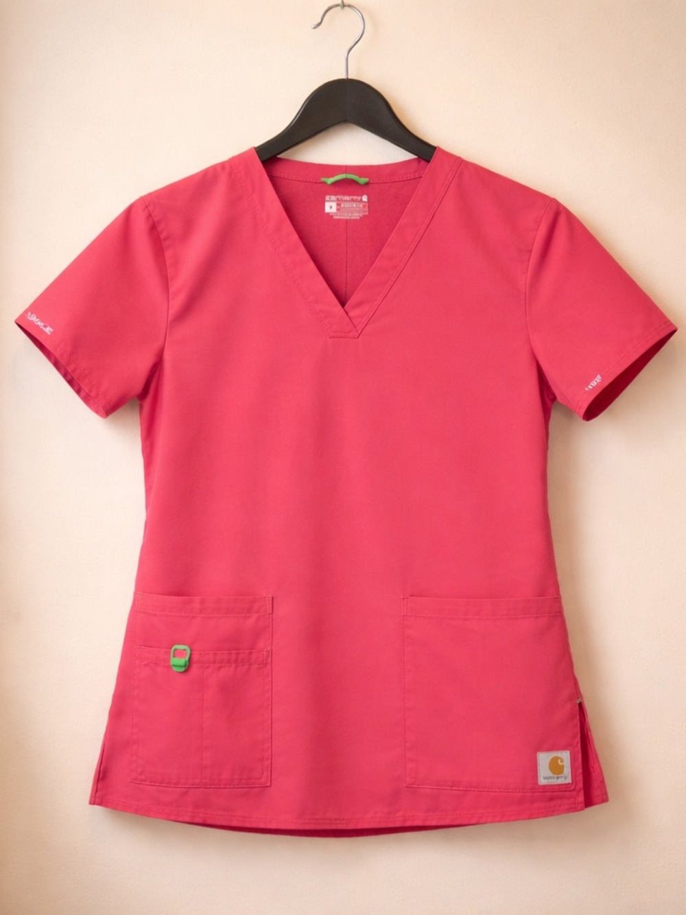 Carhartt -Pink V-Neck Scrub Top